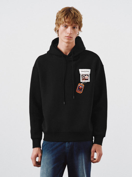 Graphic Hooded Oversize Sweatshirts