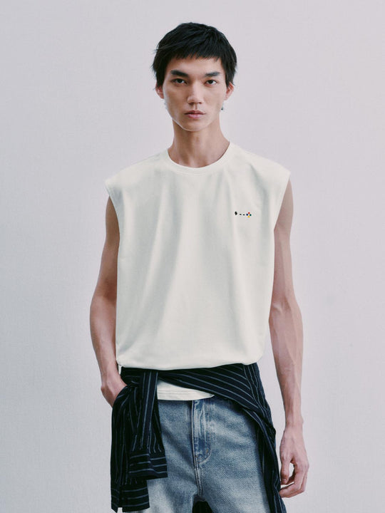 Printed Sleeveless Top