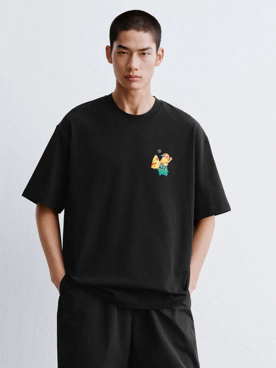 Cotton Embroidered Graphic T-Shirt