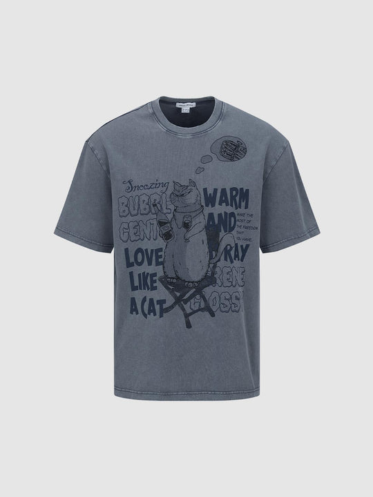 Printed Crew Neck T-Shirts