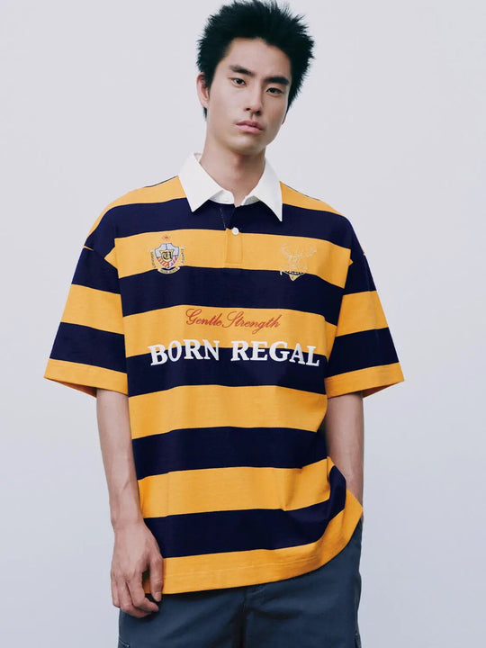 Striped Rugby Striped Polo Shirt