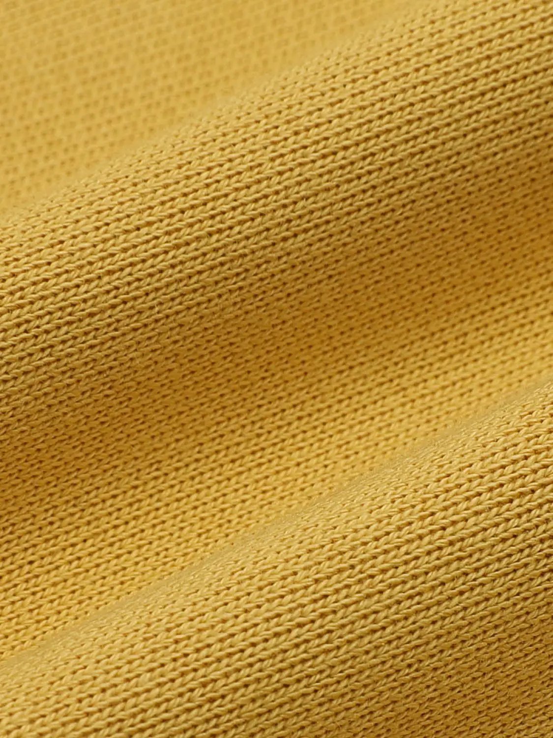 Urban Revivo Fashion Sweatshirt in mustard-yellow knit fabric