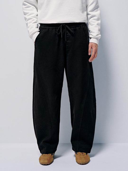 Pantaloni a tubo con elastico