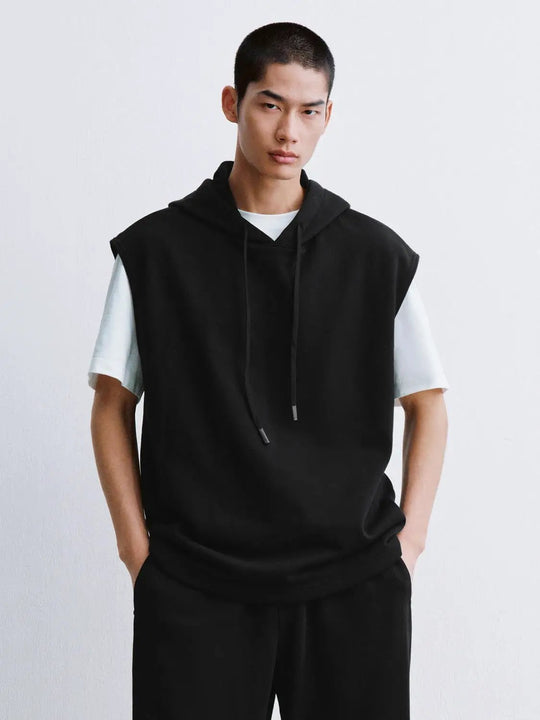 Sleeveless Hoodie Tank Tops