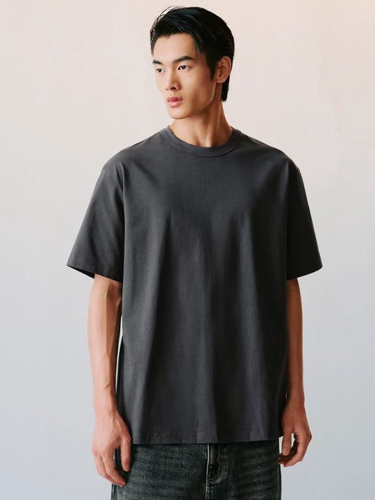 Oversized Boxy Crew Neck Relaxed Cotton T-shirt