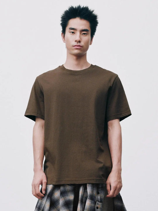 Oversized Crew Neck Cotton T-shirt
