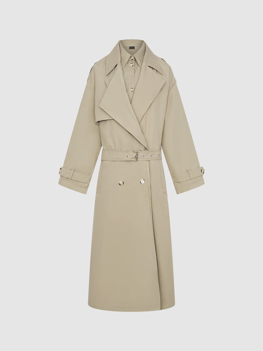 Trench-coat ample