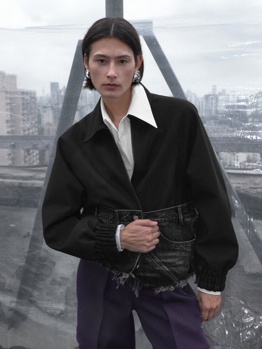 Weite Jacken mit Einsätzen