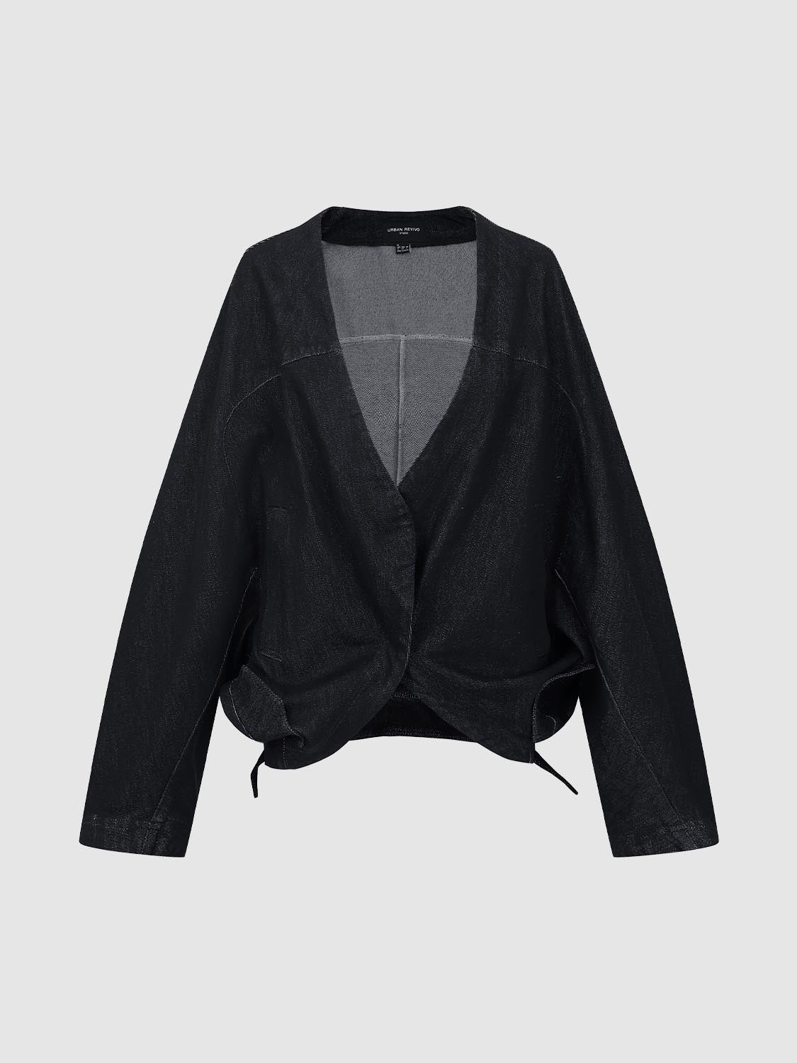 Oversized Button Up Denim Jackets - Suggy