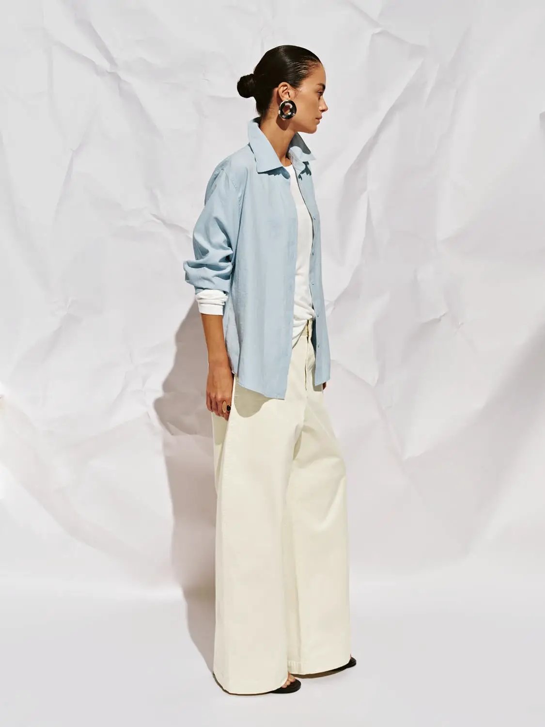 Button Up Loose Fit Shirts by Urban Revivo Fashion