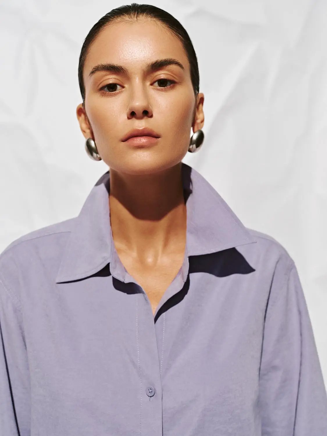 Button Up Loose Fit Shirts by Urban Revivo Fashion