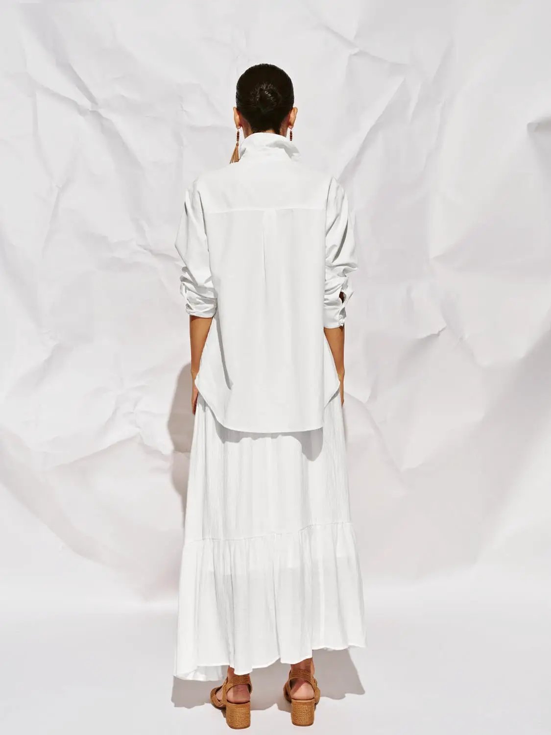 Button Up Loose Fit Shirts by Urban Revivo Fashion