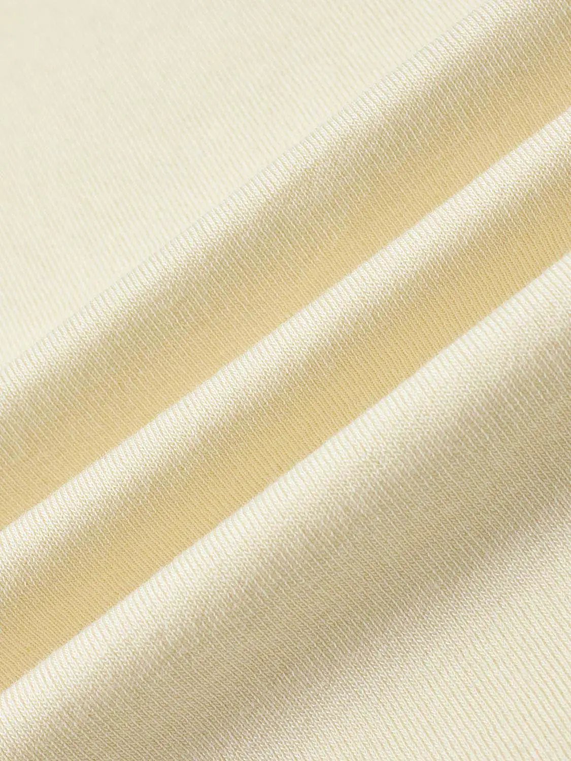 Modal knit fabric with a smooth beige finish for everyday T-shirts