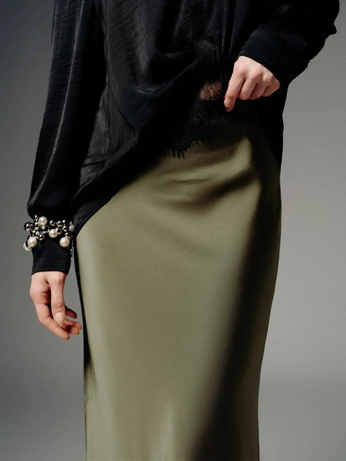 Fishtail Midi Skirts by Urban Revivo Fashion