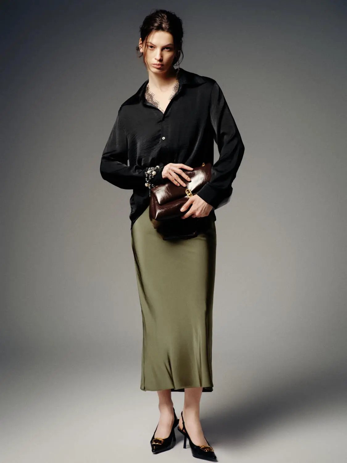 Fishtail Midi Skirts by Urban Revivo Fashion