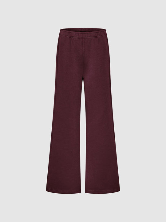 Pantalones acampanados con cordón y cintura elástica