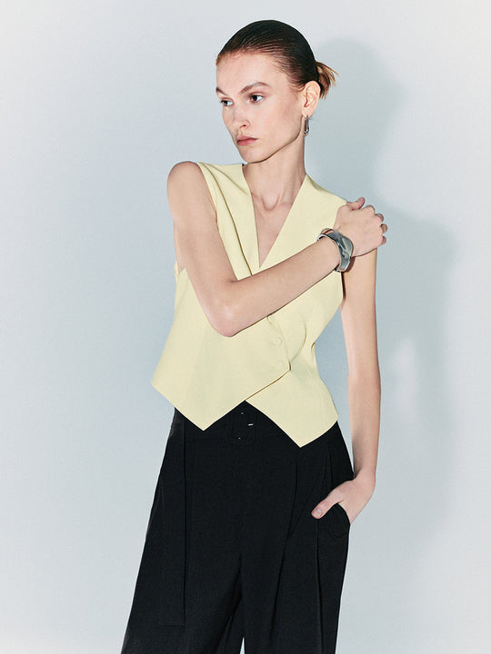 Weste mit V-Ausschnitt