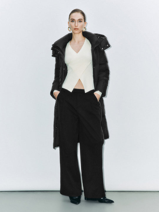 Long Padded Quilted Down Outerwear