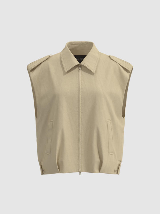 Gilets zippés devant