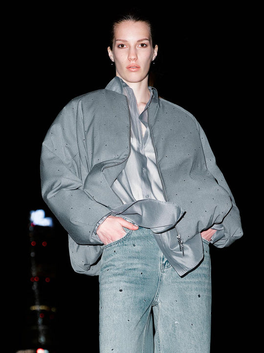 Crew Neck Down Jackets