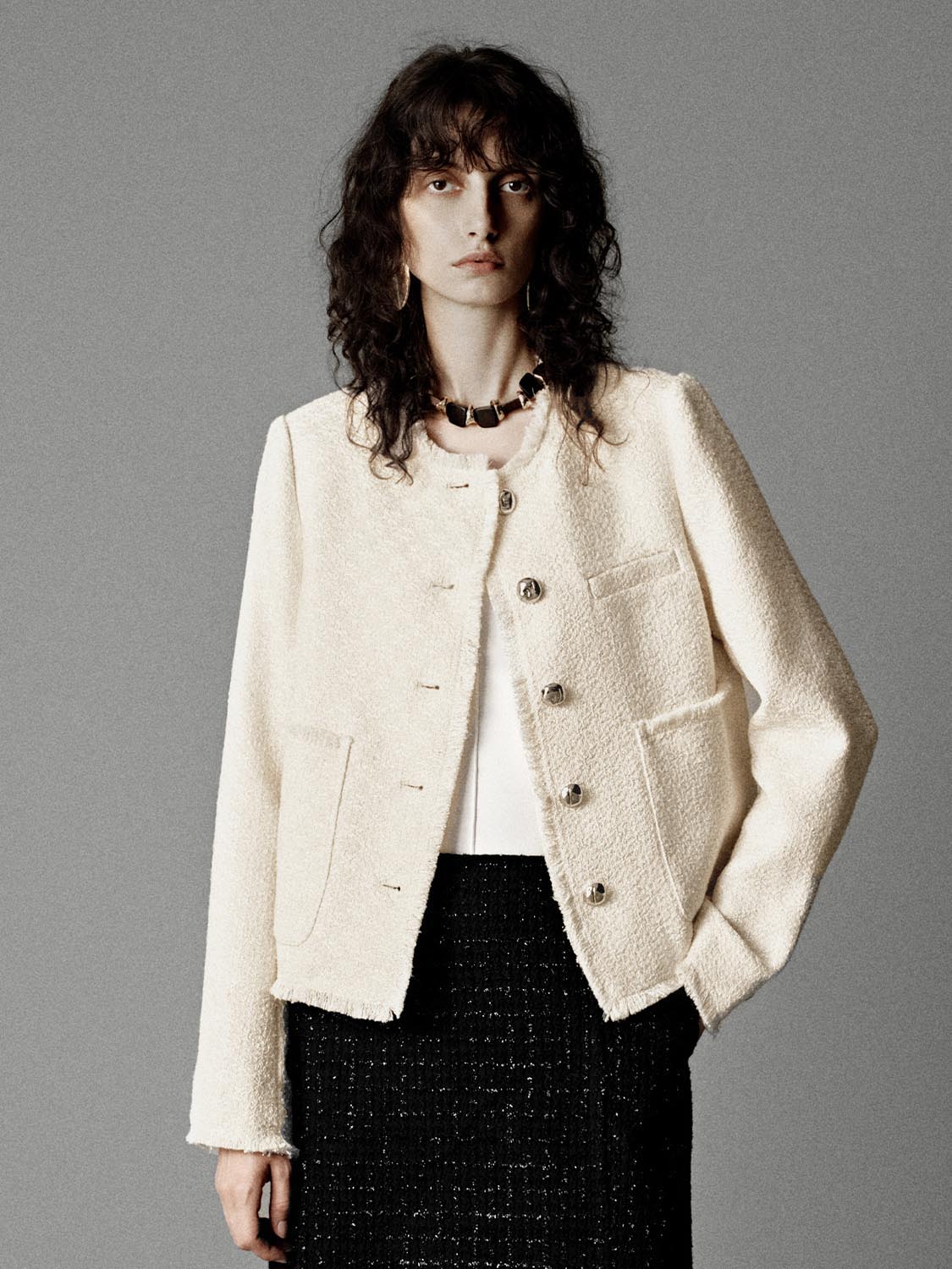 Fringed Tweed Jackets