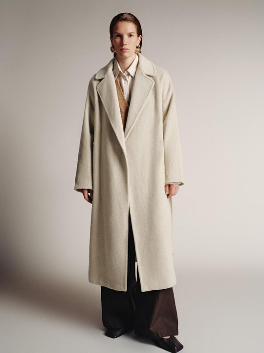 Belted Large Lapel Coats