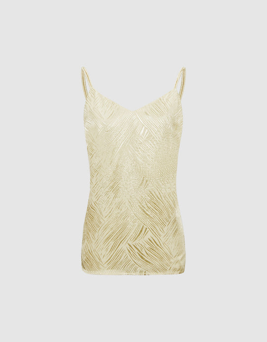 Camisole-Top mit V-Ausschnitt