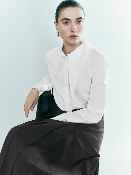 Lockeres Hemd mit Knopfleiste