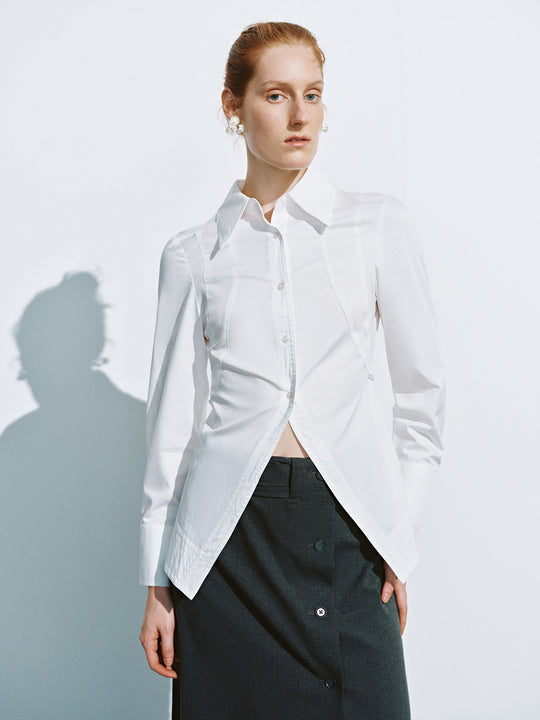 Skater-Hemd mit Knopfleiste