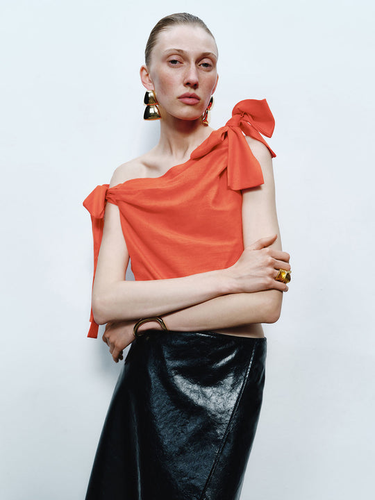 One Shoulder Cami Tops