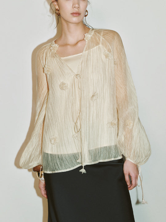 Chemises à col lâche