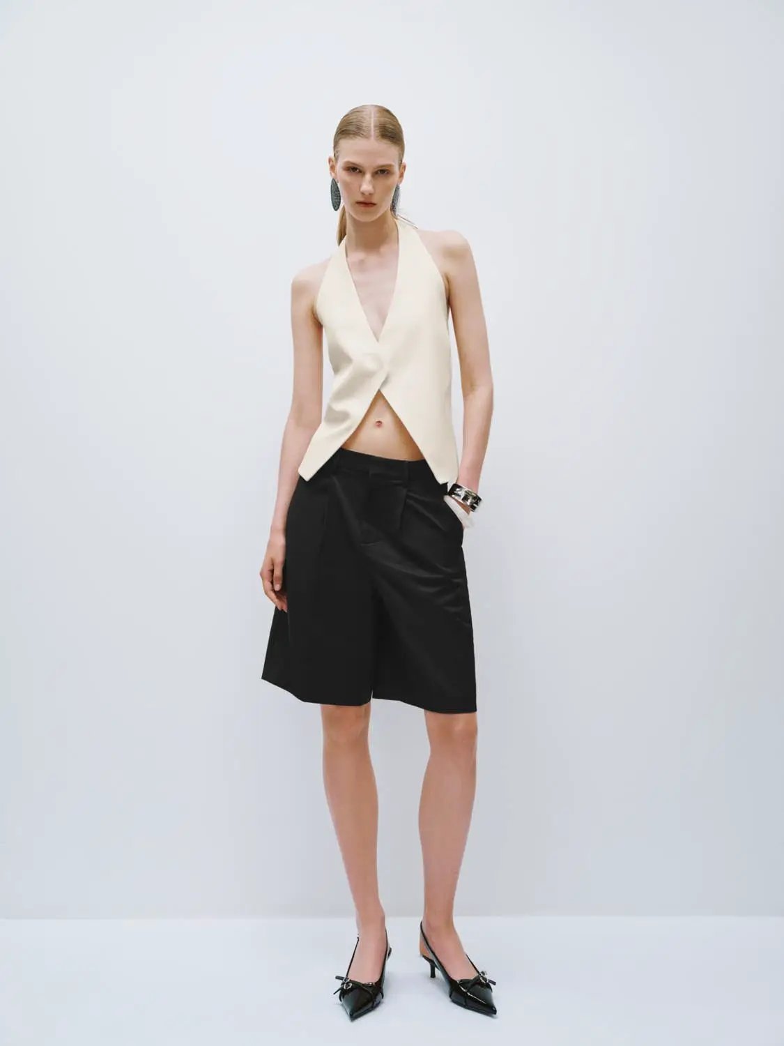 Halter Neck Waistcoats by Urban Revivo Fashion