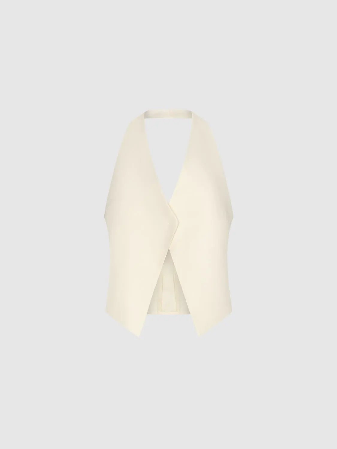 Halter Neck Waistcoats by Urban Revivo Fashion