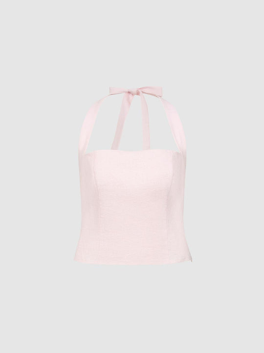 Tops de tirantes con cuello halter