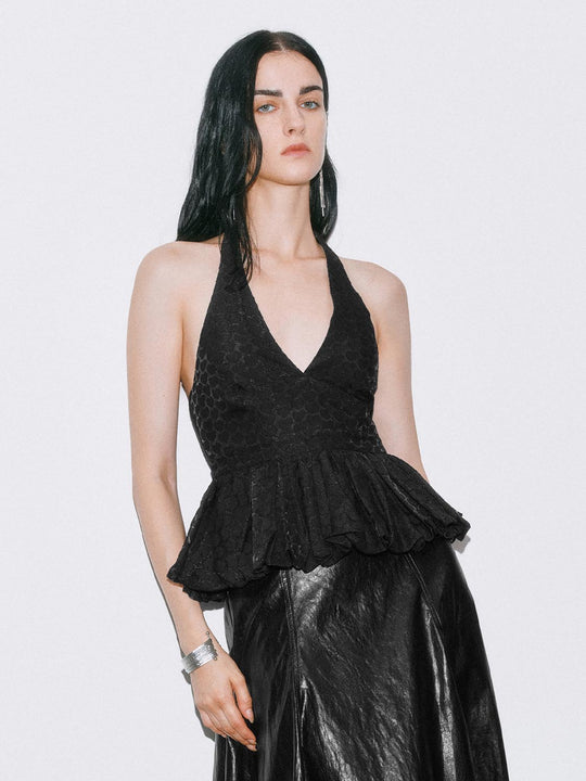 Tops de tirantes con cuello halter