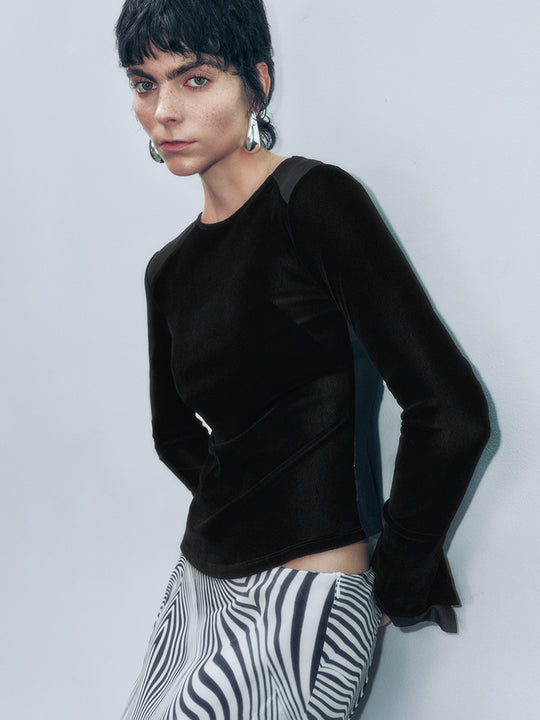 Magliette a maniche lunghe attillate