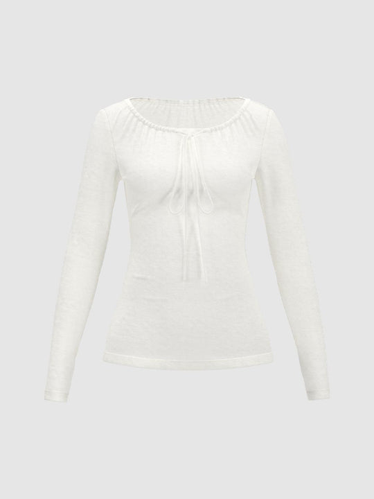 T-Shirts mit Knoten vorne