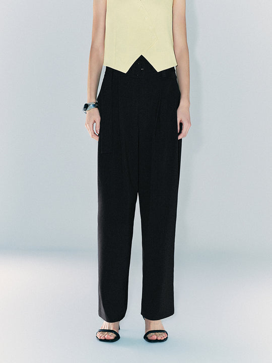 Pantalon coupe carotte