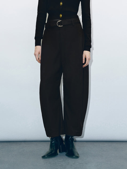 Ankle Length Barrel Pants