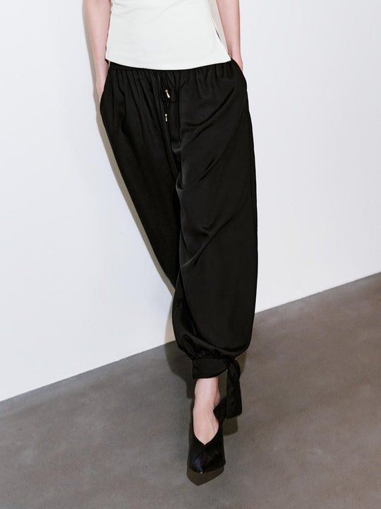 Drawstring Pull On Jogger Pants