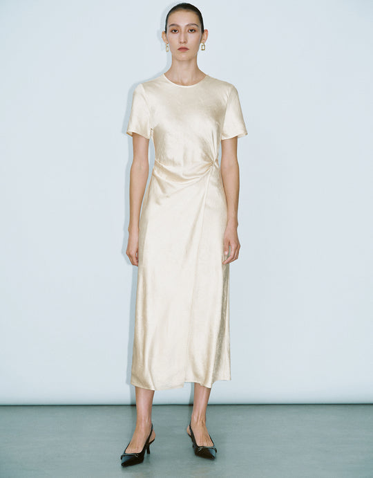 Crew Neck A-Line Dress