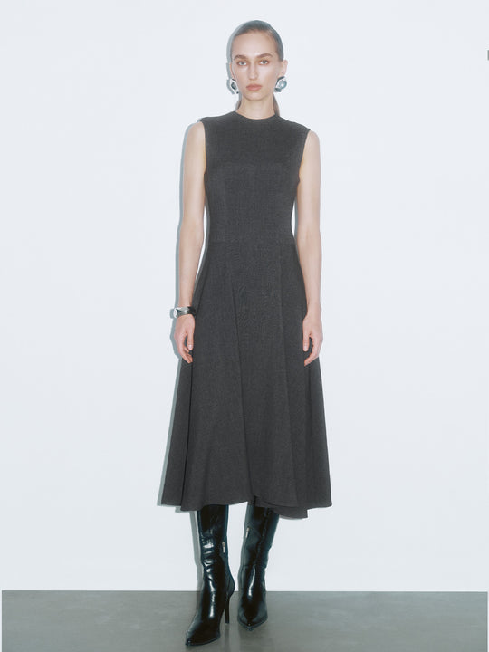 Abiti senza maniche a trapezio