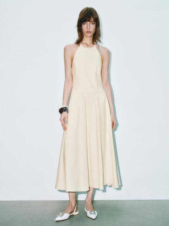 Robes A-Line à col halter