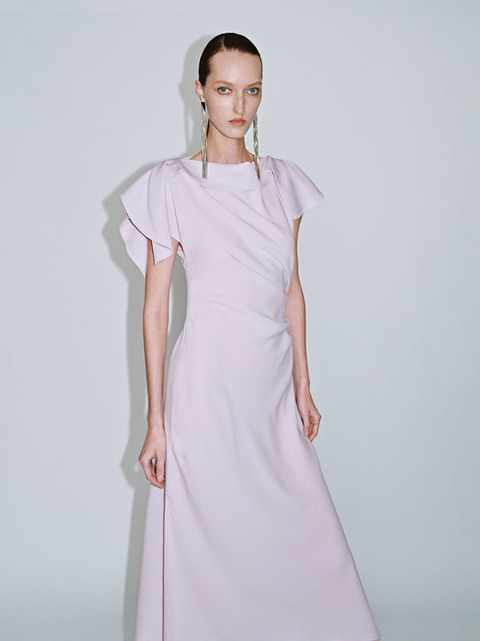 Vestidos rectos fruncidos