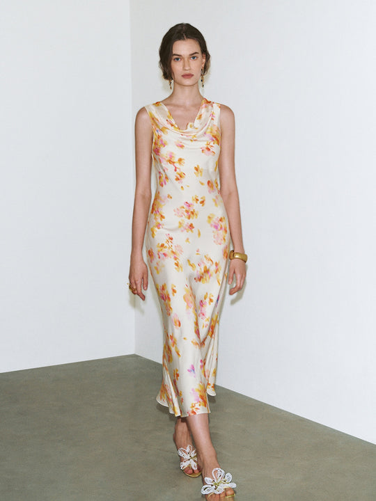 Robes moulantes à imprimé floral