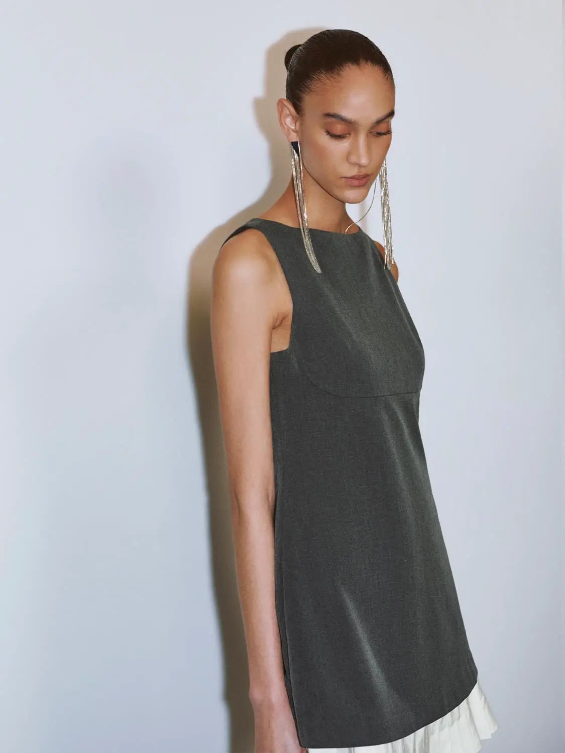 2 In 1 Sleeveless Straight Dresses by Urban Revivo Fashion
