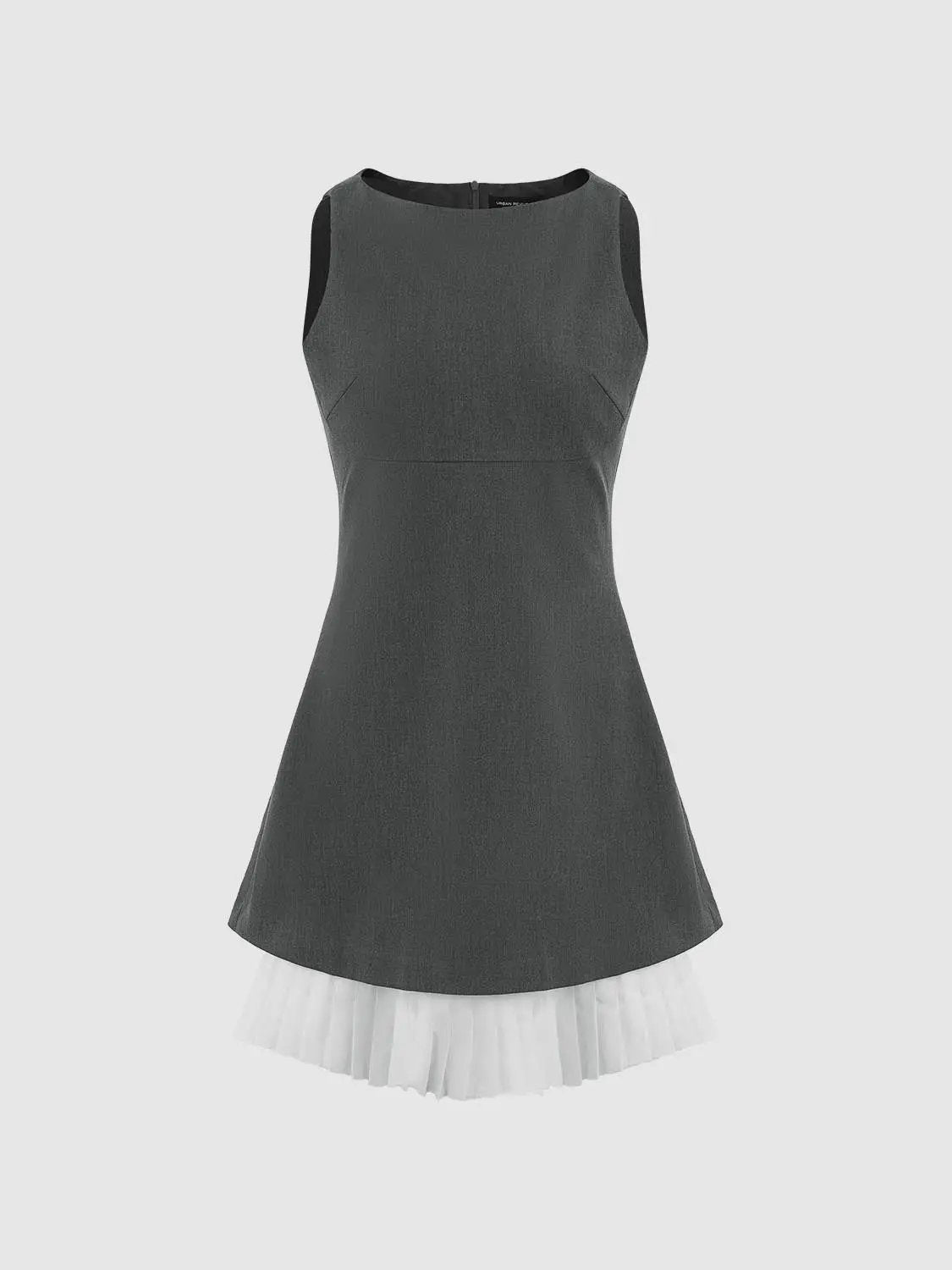 2 In 1 Sleeveless Straight Dresses by Urban Revivo Fashion
