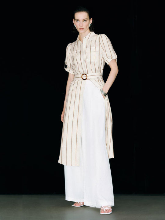 Striped Skater Maxi Dresses