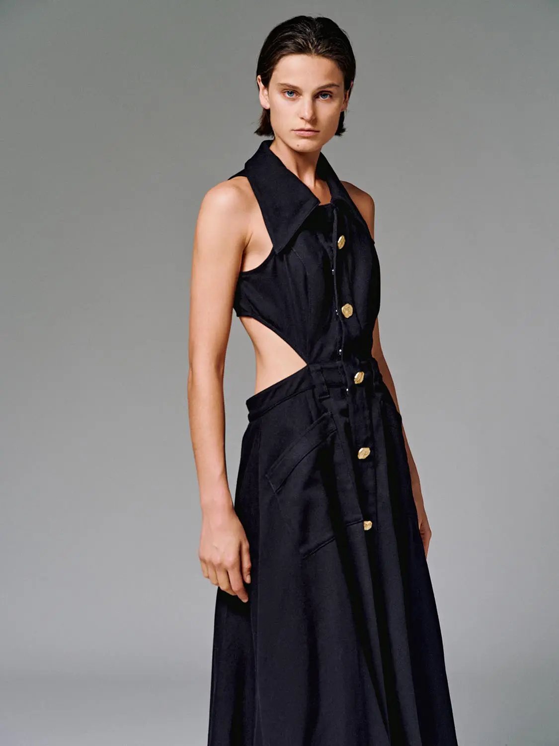 Cut Out Sleeveless Maxi Dresses by Urban Revivo Fashion