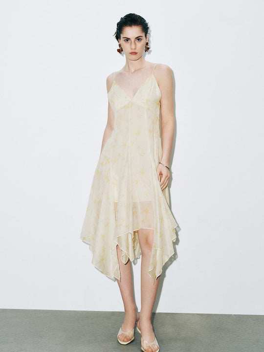 Abiti a linea A floreali con camicetta